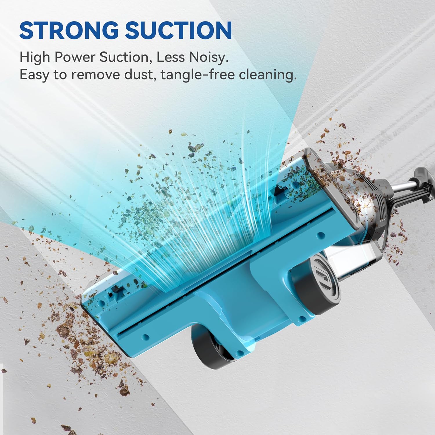 Vazone R6X Corded Stick Vacuum - 20Kpa Powerful Suction | 16Ft Cord, 2-in-1 Handheld for Pet Hair & Hardwood Floors