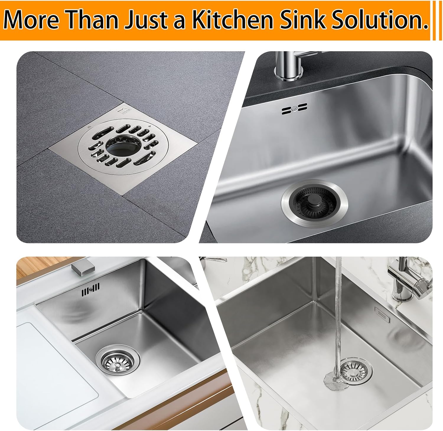 Skiennix 400 Pack Disposable Sink Strainer Bags - Ultra-Fine Elastic Mesh Food Catcher for Kitchen Drains