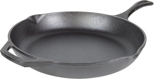 Lodge 12" Cast Iron Skillet - Chef Collection - Ergonomic Handles for Perfect Searing & Heat Retention
