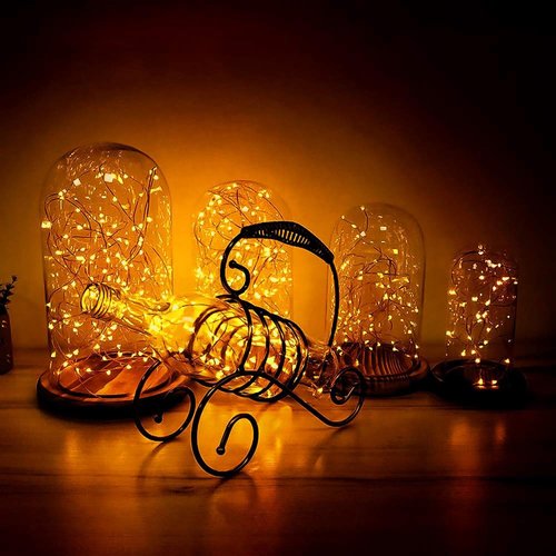 Joomer Fairy String Lights - 33FT 100 LEDs Copper Wire Indoor/Outdoor Decoration | Warm White