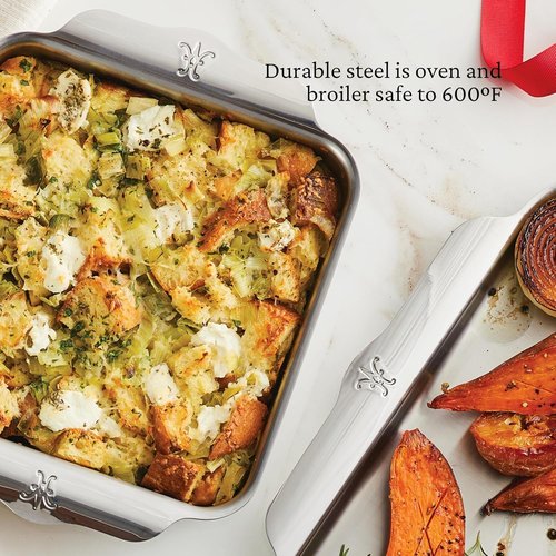Hestan Provisions OvenBond | 8" x 8" Stainless Steel Square Baking Pan - Durable & Versatile