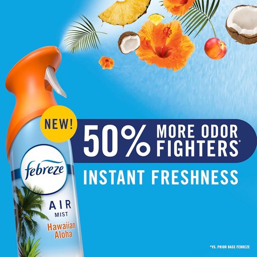 Febreze Air Mist | Odor-Fighting Room Spray Variety Pack | Lilac Sunrise, Warm Ocean Breeze, Summer Golden Hour | 8.1oz (Pack of 3)