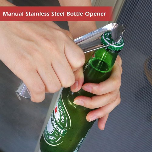 Octina Mason Jar Opener & Bottle Opener No Lid Dents or Damage, Manual Can Opener Easy Twist, Canning Jar Opener Top Remover Utensil for Various Lids