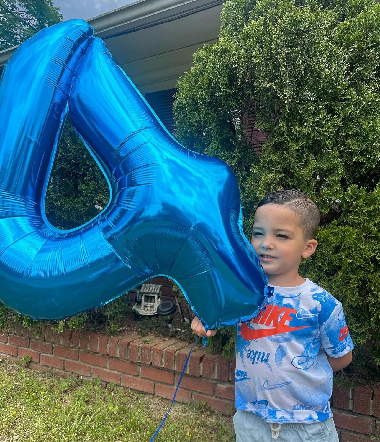Number 4 Balloon - Navy Blue 40 Inch | Large Party Decoration for 4th Birthday Celebrations