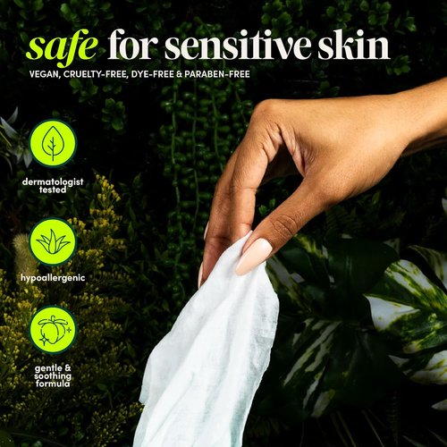 Goodwipes Flushable Wipes - Extra Large Travel Size Adult Wet Wipes - Sewer Safe Hygiene Essentials | Botanical Bliss & Lavender, 108 Count (6 Packs)