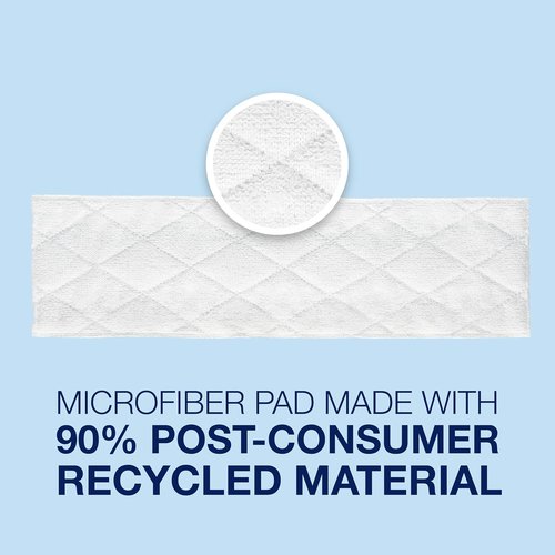 Bona Multi-Surface Floor Cleaning Pads - Heavy-Duty Microfiber Refills | 18 Disposable Pads for Effortless Cleaning