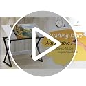Adjustable Drafting Table with Tiltable Top – Art & Craft Work Station