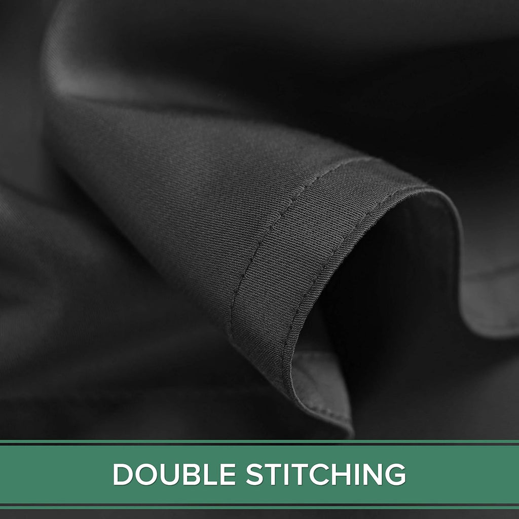 Pure Bamboo Queen Sheets - Luxuriously Soft 100% Organic Viscose Bed Set | Cooling & Durable (Queen, Black)