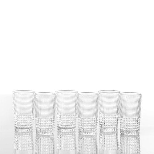 Fortessa Malcolm Iced Beverage Coctail Glass, 15-Ounce, Clear