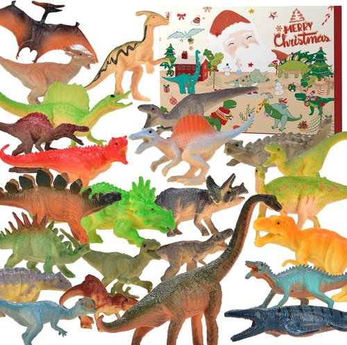 Advent Calendars 2025 - Kids Dinosaur Toys | 24-Day Countdown Christmas Gift for Boys & Girls Ages 3-6