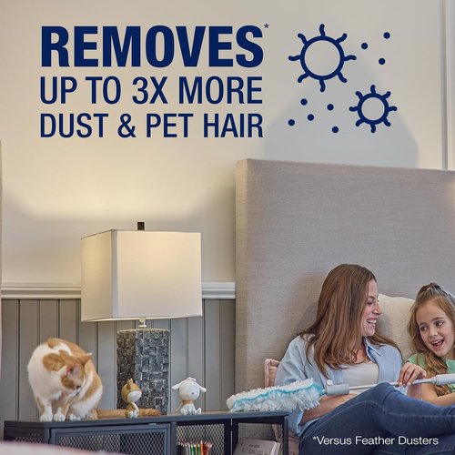 Bona High Performance Dusting System - Extendable Handle & 4 Dusting Tools for Effortless Cleaning