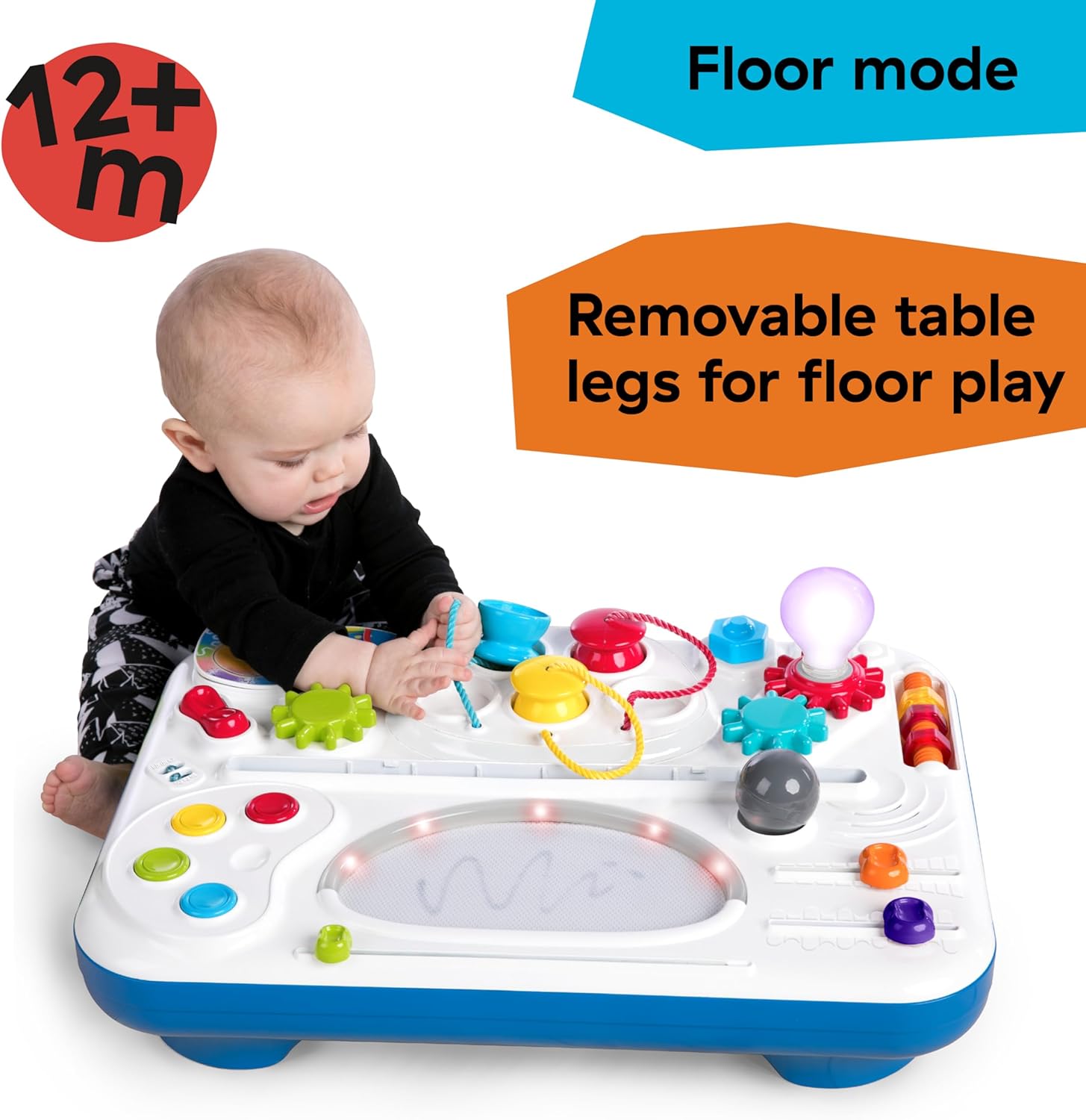Baby Einstein Curiosity Table - Interactive Montessori Play Station for 12 Months & Up