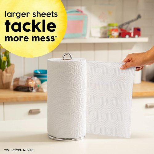 Bounty Paper Towels - Ultra-Absorbent Cleaning Power | 12 Pack for Tough Messes