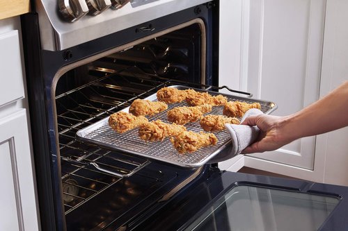 Fox Run 11695 Stainless Steel Cooling Rack, 12 x 17 x 1 inches, Metallic