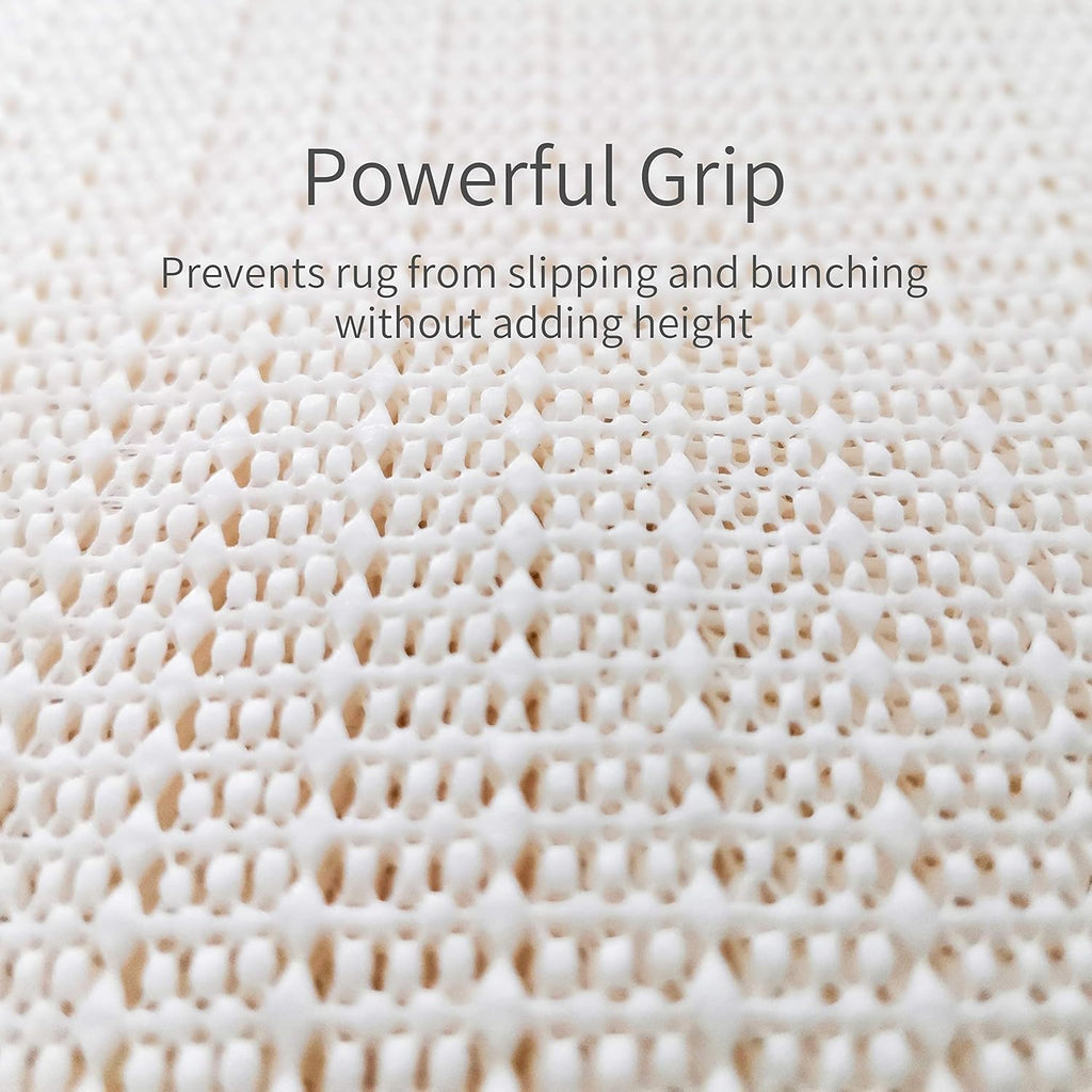Regine Switzerland 8x10 Non-Slip Area Rug Pad - Secure Grip for Hard Surface Floors