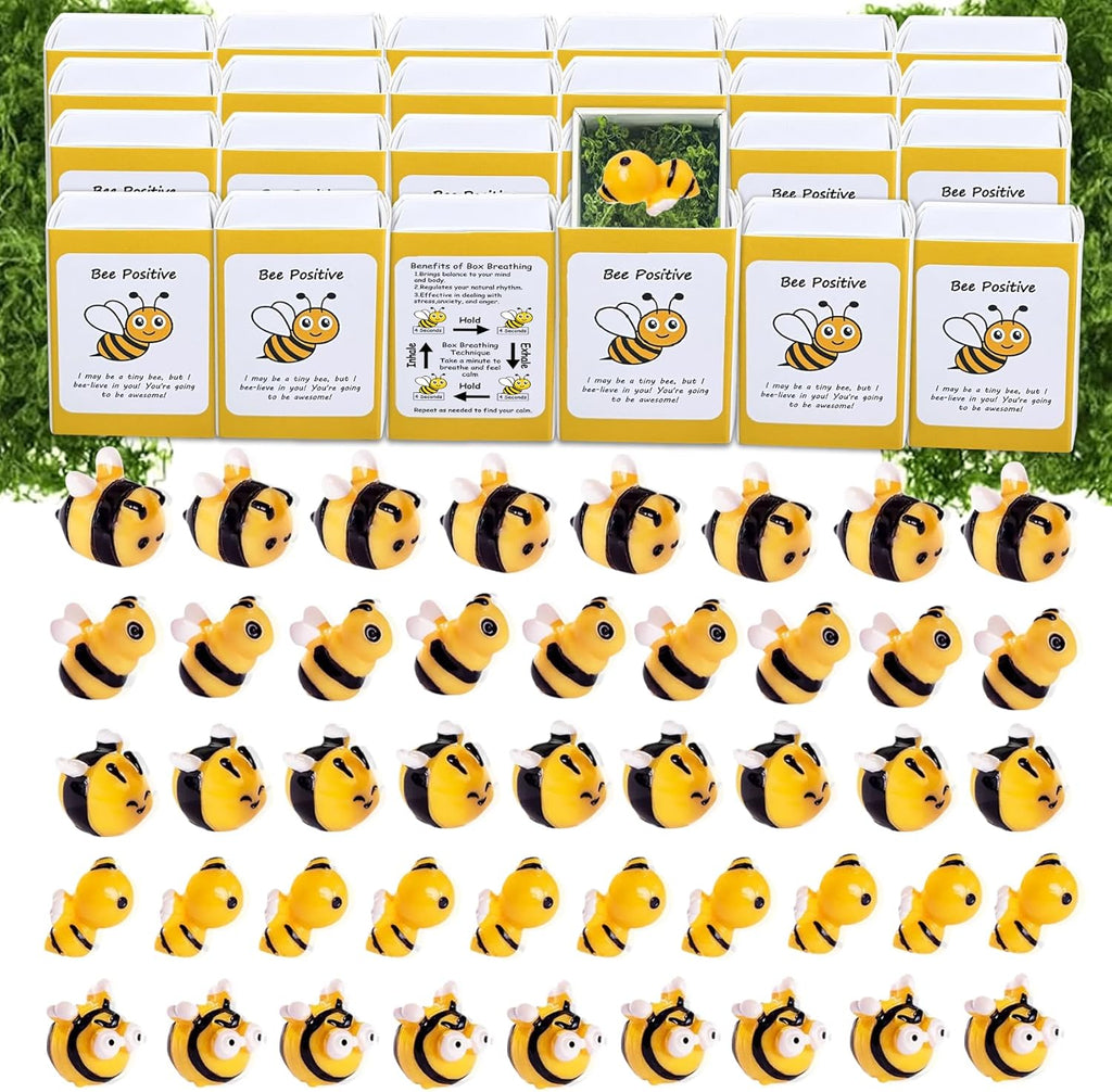 Positive Bee Gifts | 10 Set Employee Appreciation Gift Box with Cheer Up Cards - Perfect for Coworkers & Teachers
