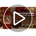 Musical Christmas Snow Globe Lantern with Swirling Glitter and 6H Timer