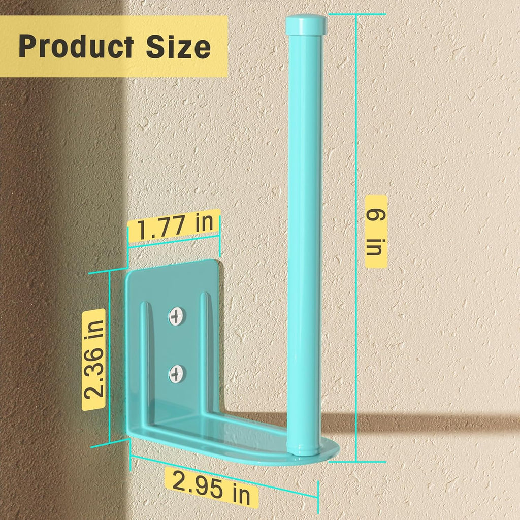Skiennix Hat Racks - Durable Stainless Steel Baseball Cap Organizer | 2 Pack Light Blue 6 in