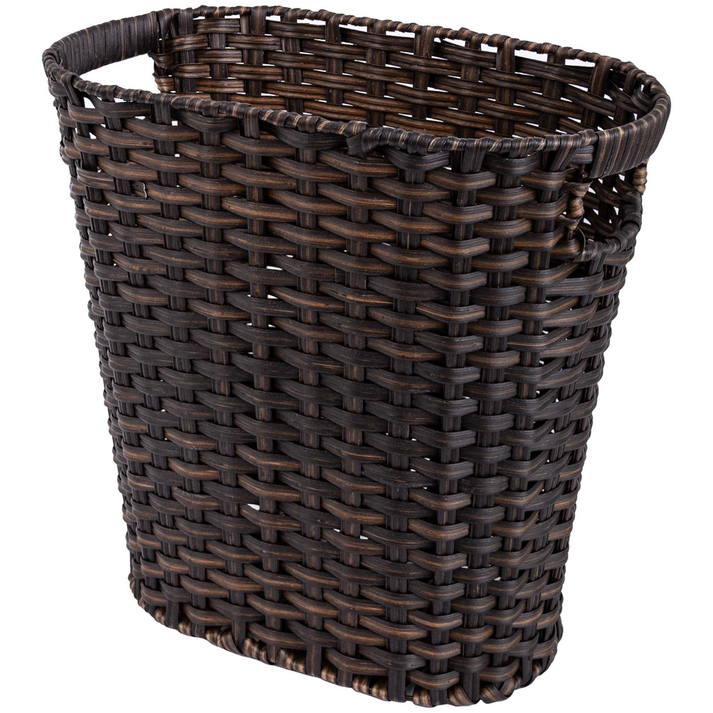 GRANNY SAYS Bundle of 1-Pack Woven Wastebasket for Organizing & 2-Pack Woven Storage Baskets for Bathroom