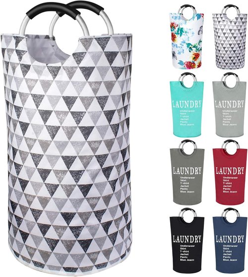 Dalykate Large Laundry Basket - 82L Collapsible Oxford Fabric Hamper | Waterproof & Portable for College & Family