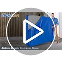 Mattress Storage Bag with Zipper and 8 Carrying Handles - King Size
