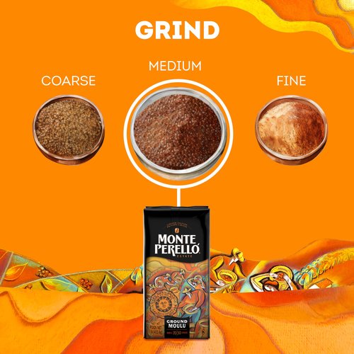 Monte Perelló, 16 oz Bag, Ground Coffee, Medium Roast - Product from the Dominican Republic (Pack of 4)