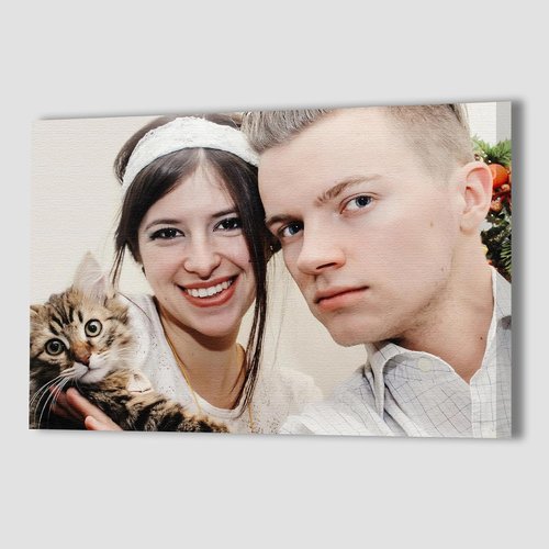 DIYKST Custom Canvas Prints - Personalized Photo Wall Art for Couples | Sizes 8x12 to 24x36