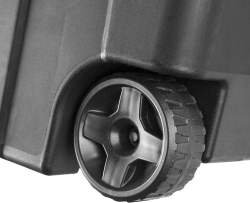 40 Gallon Wheeled Storage Tote by [Brand Name] - Heavy-Duty Plastic with Latch Lid & Pull Handle | Blue, 2 Pack
