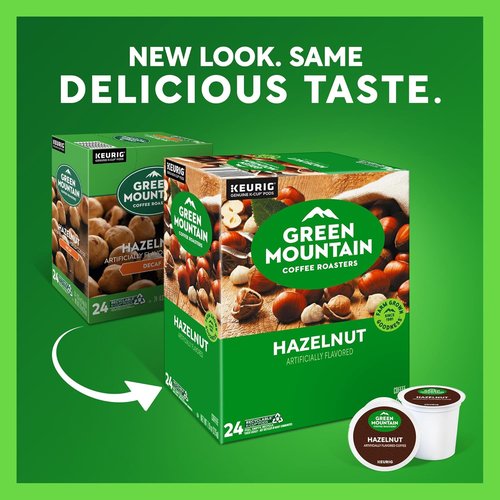 Green Mountain Coffee Roasters Hazelnut Coffee - Light Roast K-Cup Pods, 96 Count