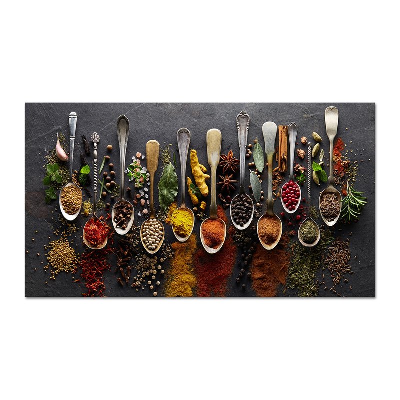 DuoBaorom Spice Pictures for Kitchen Wall Wrt Food Painting 34 inches Long
