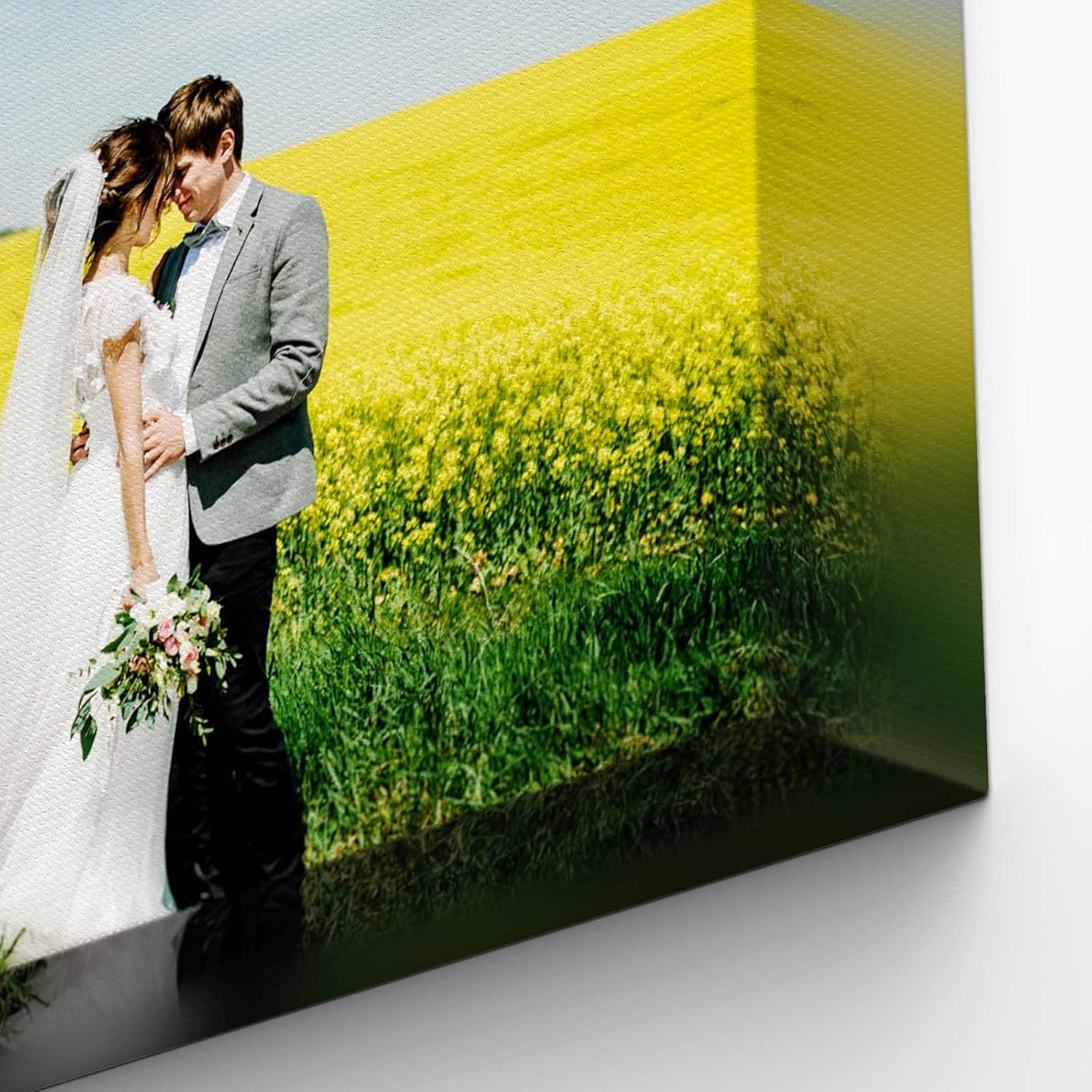 VYPEROCK Custom Wall Canvas Print - 36 x 72 Inch Personalized HD Photo Art for Home Office Decor