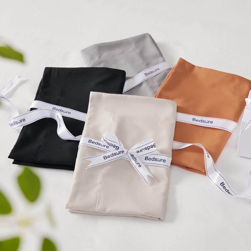 Bedsure Navy Bedding Sets King - 7 Pieces Solid Bed in a Bag, King Bed Set Navy with Comforter, Sheets, Pillowcases & Shams