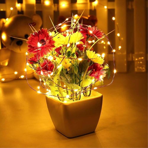 Joomer Fairy String Lights - 33FT 100 LEDs Copper Wire Indoor/Outdoor Decoration | Warm White