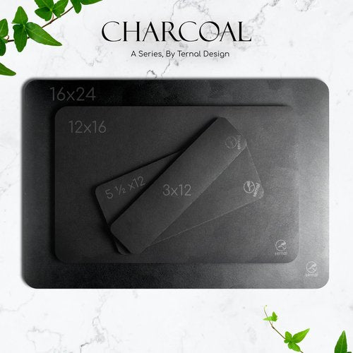 Ternal - Coffee Mat – 19x12 Inch Wet Bar Mat for Countertop | Absorbent, Quick-Dry Dish Drying Pad with Non-Slip Rubber Back | Fits Under Coffee-Maker, Espresso Machine, Dish Rack
