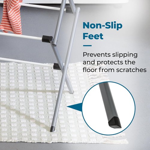 Honey-Can-Do Collapsible Clothes Drying Rack - Durable, Space-Saving Indoor/Outdoor Laundry Rack, Steel Construction