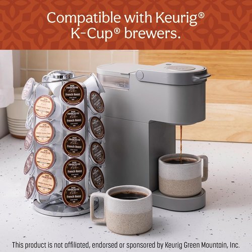 Don Francisco's Hawaiian Hazelnut Coffee Pods - Medium Roast, 24 Count, Compatible with Keurig