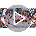 Chunful 200 Pcs Mini Santa Figurines with Gift Box - Christmas Decorations