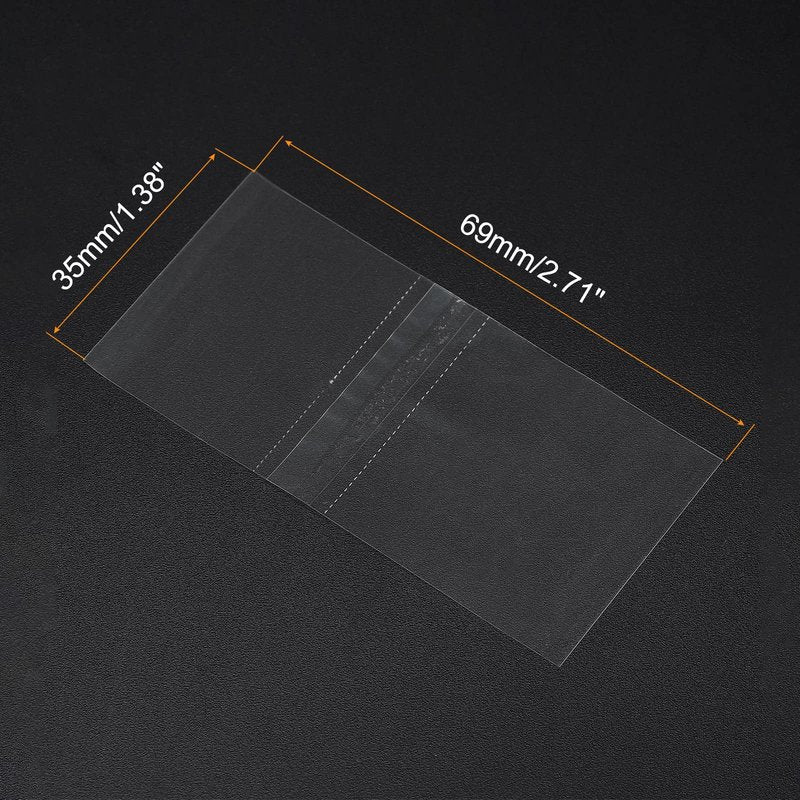 PATIKIL 69x35mm Perforated Shrink Bands, 250 Pack PVC Heat Shrink Wrap Band Fits Cap Diameter 1.54 to 1.65 Inch for Jars Cans, Clear