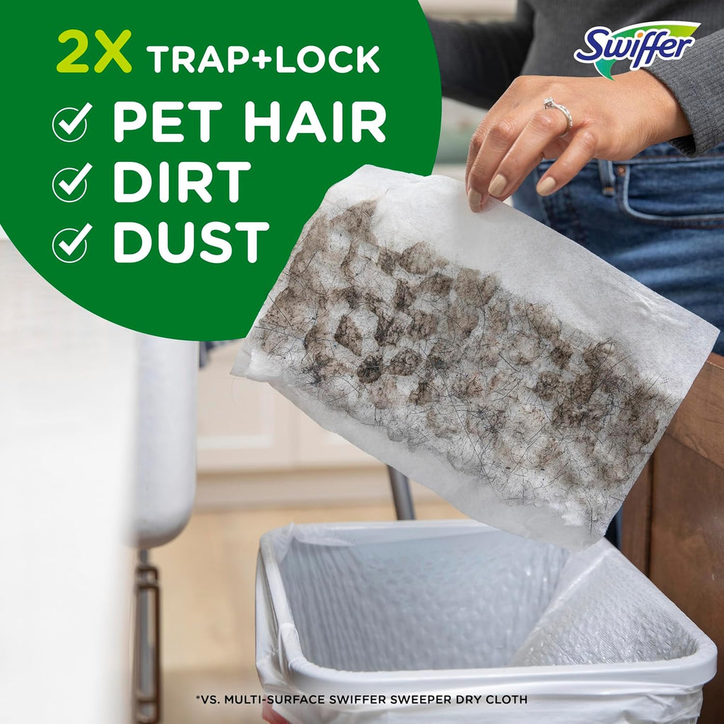 Skiennix Sweep & Mop Refill Pads - Heavy-Duty Multi-Surface Cleaning Cloths | 32 Count (Pack of 2)