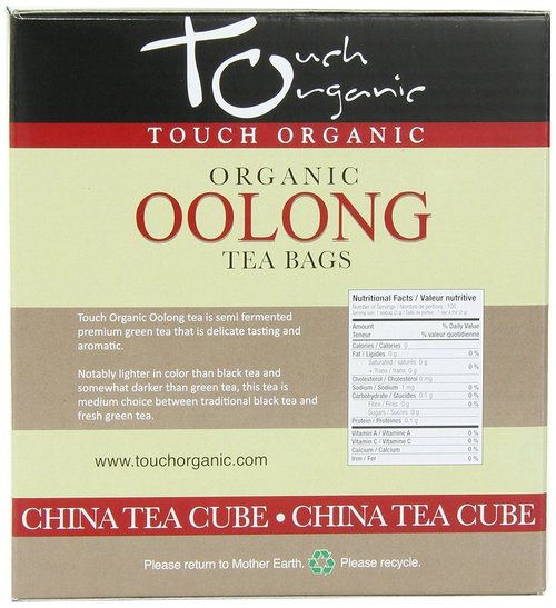 Touch Organic Tea, Cube Oolong, 100 Count