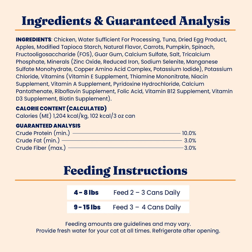 Solid Gold Wet Cat Food Pate - Healthy Grain-Free Canned Food with Real Chicken & Omega Fatty Acids | 24ct/3oz