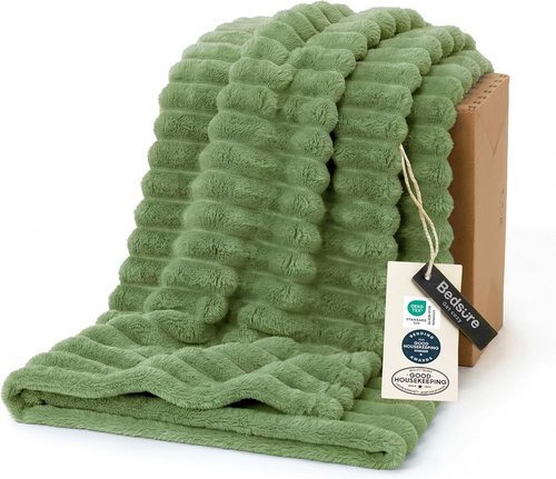Bedsure GentleSoft Twin Blanket - Super Soft Cozy Fleece Throw for Couch, 60x80 Inches, Perfect for Women & Girls