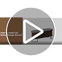 47-Inch Shoe Storage Bench with Cushioned Seat and Sliding Doors