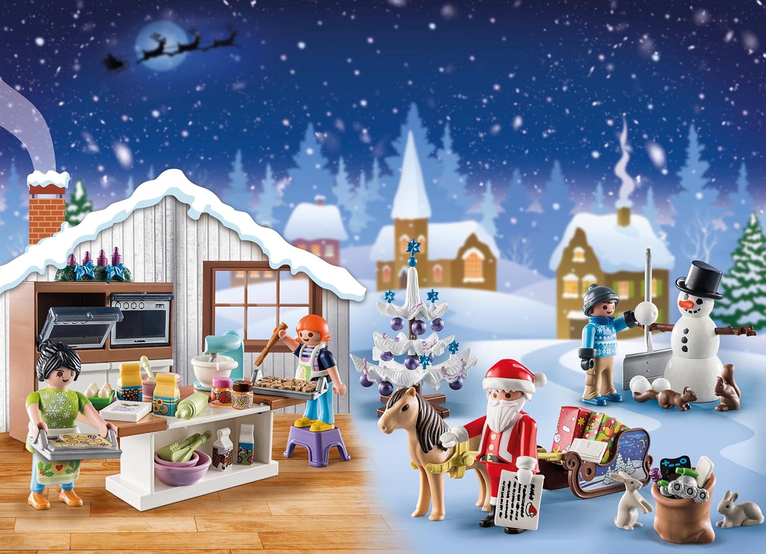 PLAYMOBIL Advent Calendar - Festive Christmas Baking Fun for Kids | Holiday Gift Idea