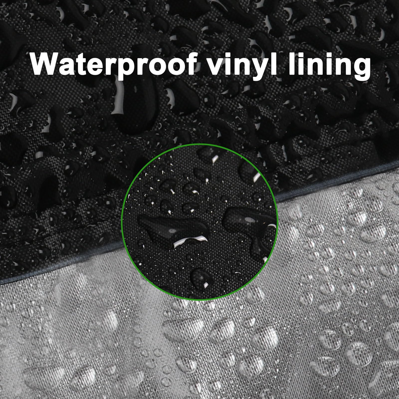 Guisong Beverage Refrigerator Cover for Most 24 Inch Drink Fridge, Waterproof&Dustproof Wine Refrigerator Cover for Protecting Upright Freezers-Suitable for most 3.0 Cubic Freezer(24"W x 24"D x 34"H)