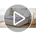 ChiXpace 4 Inch Queen Memory Foam Mattress Topper - Dual Layer Gel Pillow Top