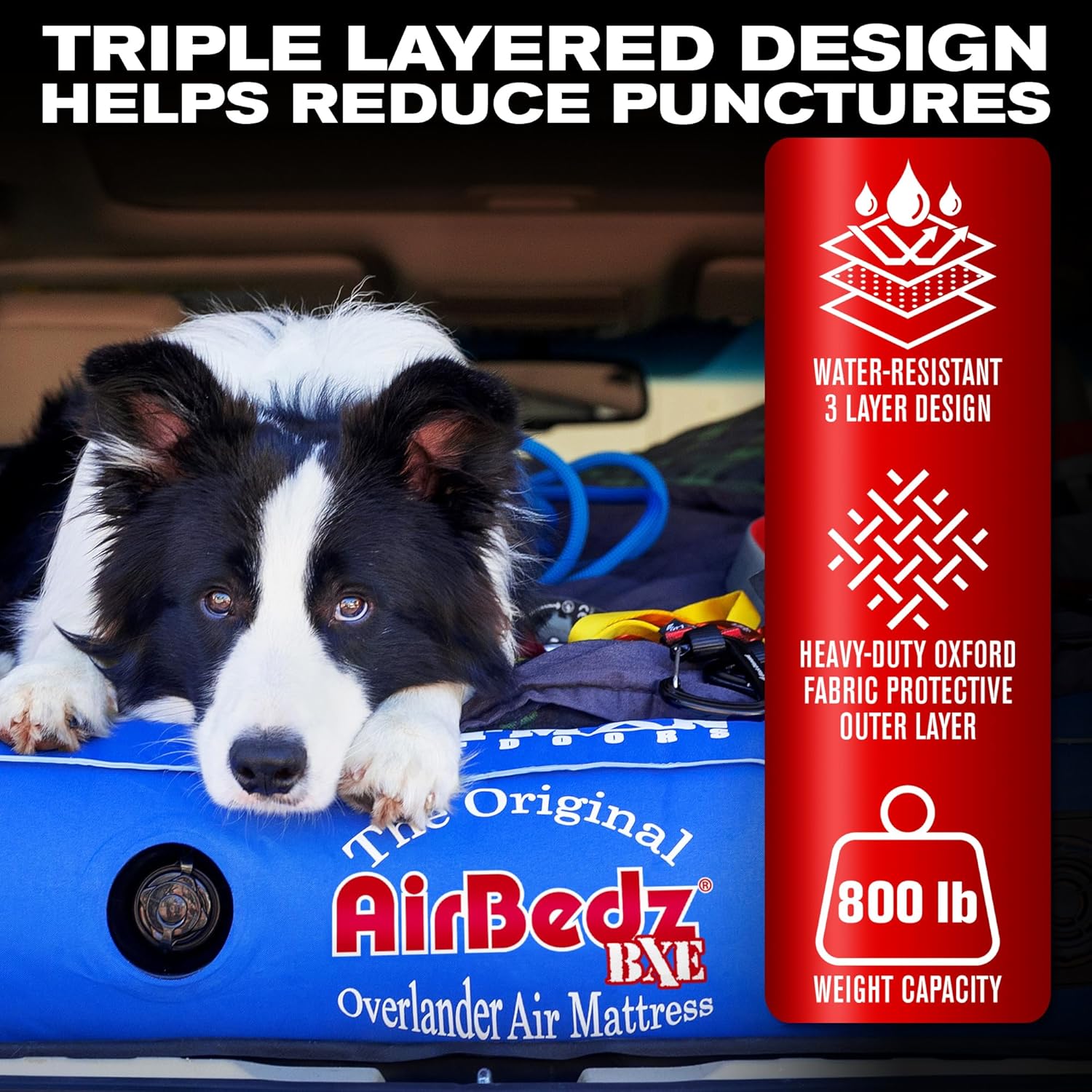 Pittman - Ford Bronco Air Mattress with Built-In Pump | Custom Fit SUV Camping Bed - Ultimate Comfort