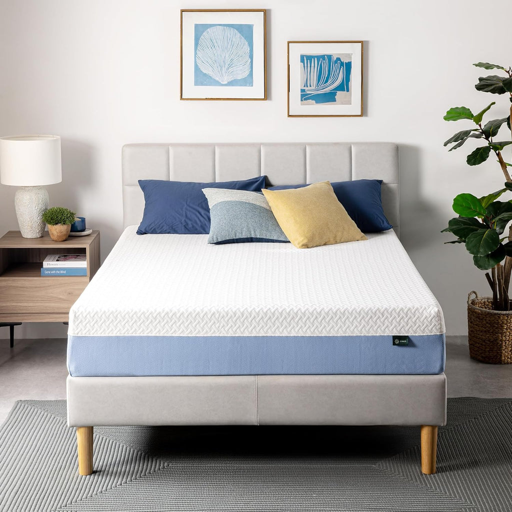 Zinus 10 Inch Full Memory Foam Mattress - Cooling Comfort, Fiberglass-Free, Medium Feel, Safe Materials