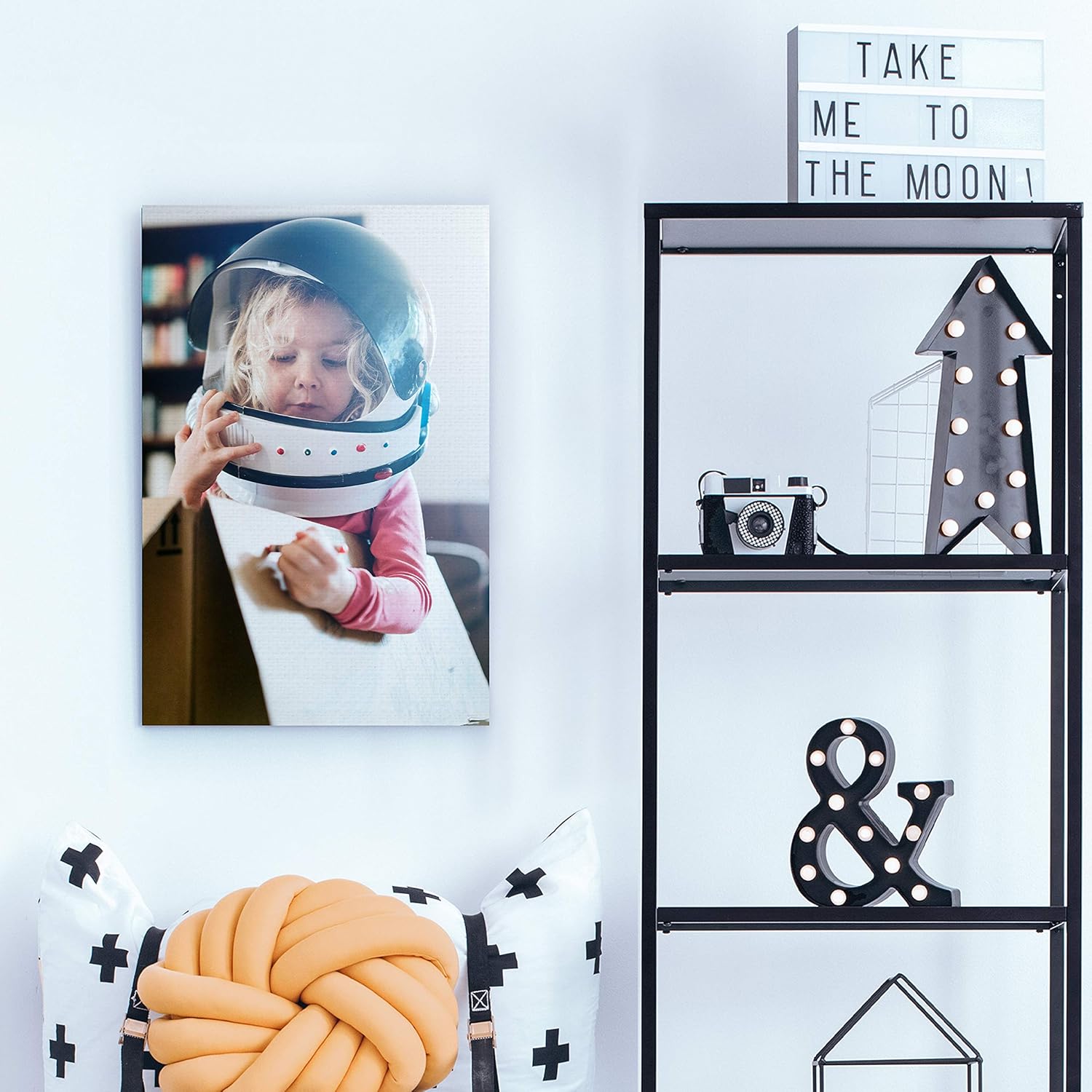 Renditions Gallery Custom Photo Canvas Print - Personalized Kids & Family Wall Art (8x12)