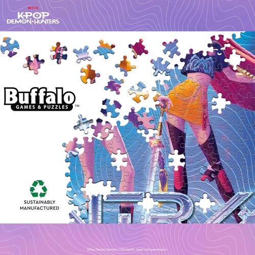 Buffalo Games – Kpop Demon Hunters Jigsaw Puzzle | 500-Piece Foil-Finish with Stunning Artwork